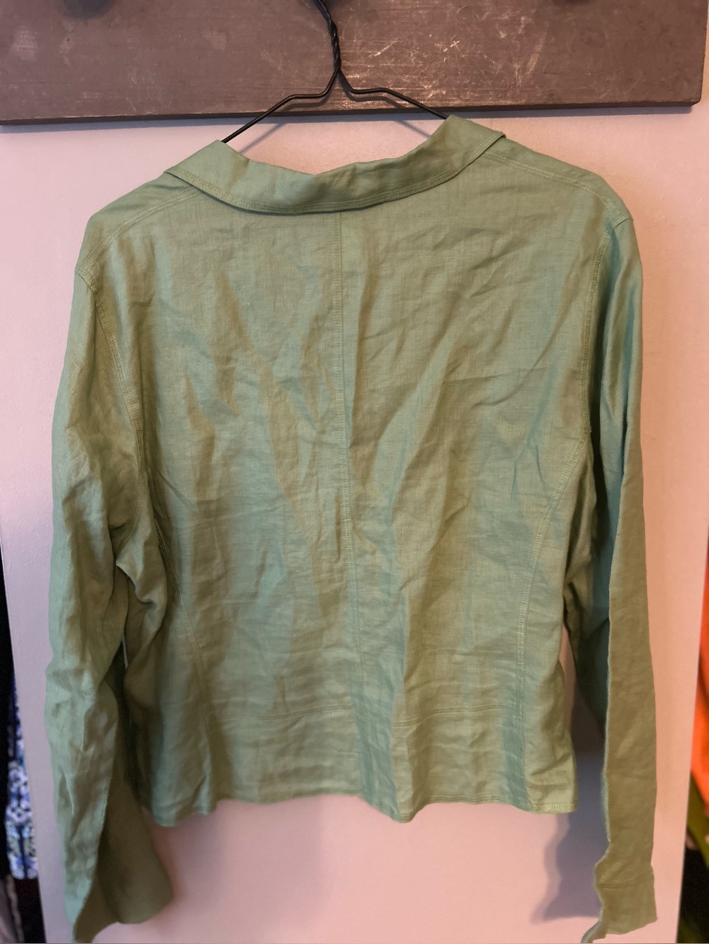 Jones NY linen unlined blzr - Picture 10 of 14